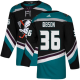 Adidas Anaheim Ducks #36 John Gibson Black/Teal Alternate Stitched NHL Jersey