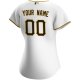 Women's Pittsburgh Pirates Nike White Home Replica Custom Jersey