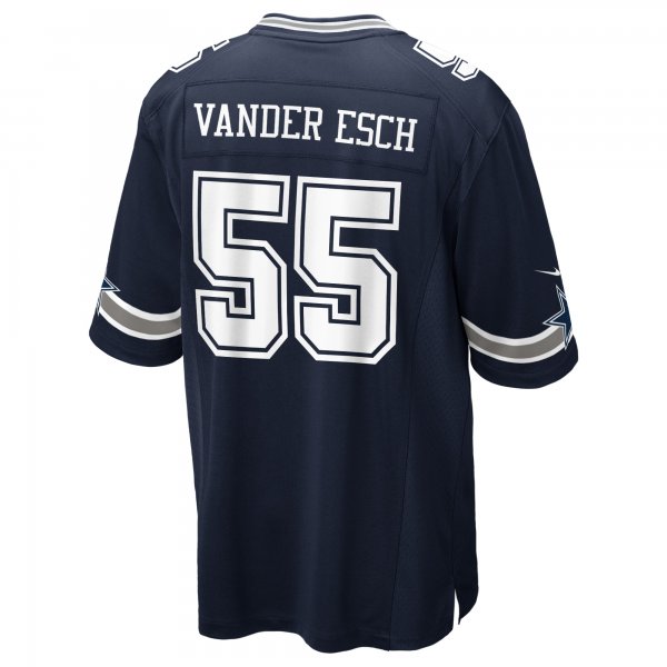 Men's Dallas Cowboys Leighton Vander Esch Nike Navy Game Player Jersey