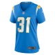 Women's Los Angeles Chargers Nick Niemann Nike Powder Blue Game Player Jersey