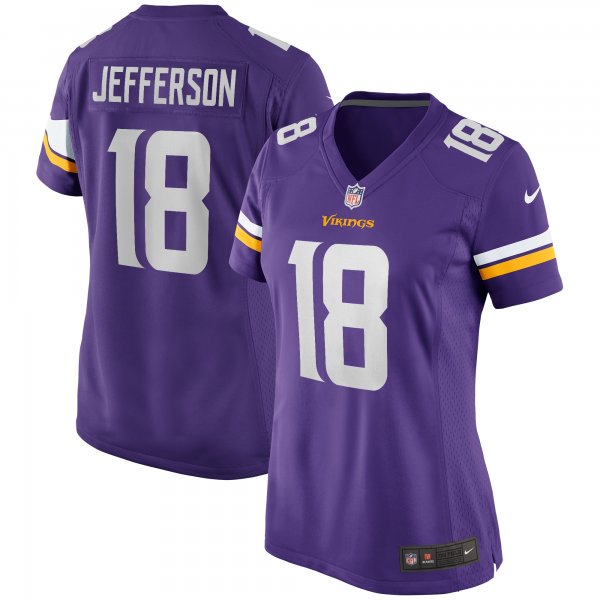 Women's Minnesota Vikings Justin Jefferson Nike Purple Game Jersey