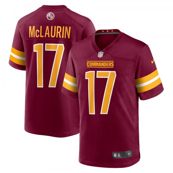 Men's Washington Commanders Terry McLaurin Nike Burgundy Game Jersey