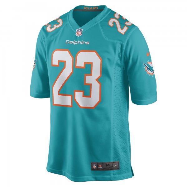 Men's Miami Dolphins Jeff Wilson Jr. Nike Aqua Game Player Jersey