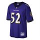 Men's Baltimore Ravens Ray Lewis Mitchell & Ness Purple Big & Tall 2000 Retired Player Replica Jersey