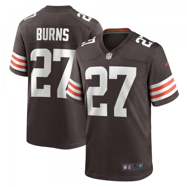 Men's Cleveland Browns Lorenzo Burns Nike  Brown Team Game Jersey