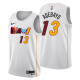 Men's Miami Heat #13 Bam Adebayo 2022/23 White City Edition Stitched Jersey