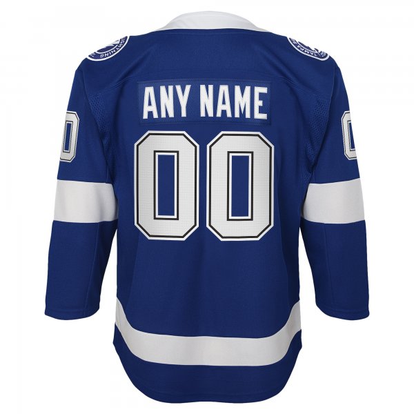 Youth Tampa Bay Lightning Blue Home Custom Premier Jersey