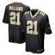 Men's New Orleans Saints Jamaal Williams Nike Black Game Player Jersey