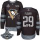 Pittsburgh Penguins #29 Andre Fleury Black 1917-2017 100th Anniversary Stanley Cup Finals Champions Stitched NHL Jersey