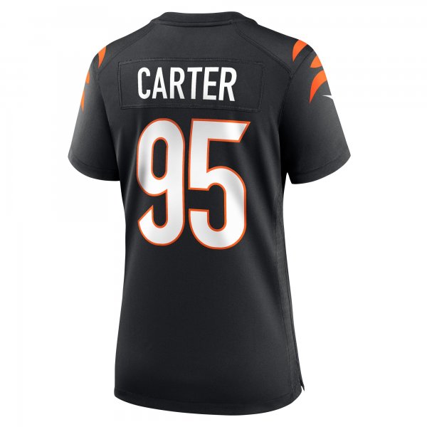 Women's Cincinnati Bengals Zach Carter Nike Black Game Player Jersey