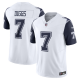 Men's Dallas Cowboys #7 Trevon Diggs Nike White Vapor F.U.S.E. Limited Jersey