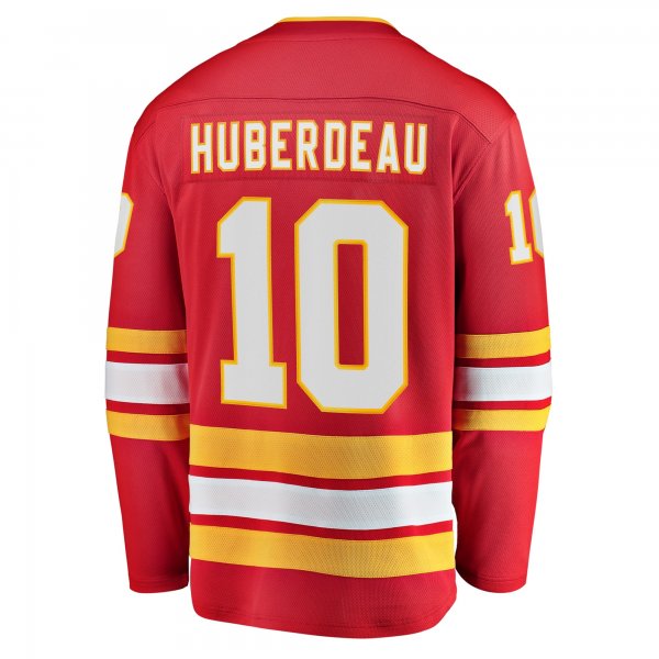 Men's Calgary Flames Jonathan Huberdeau Fanatics Red Home Breakaway Player Jersey