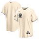 Men's Texas Rangers  Nike Cream 2023 City Connect Cool Base Jersey