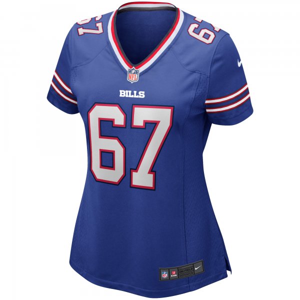 Women's Buffalo Bills Kent Hull Nike Royal Game Retired Player Jersey