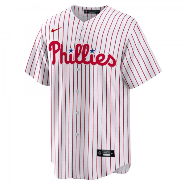 Men's Philadelphia Phillies Kyle Schwarber Nike White Replica Player Jersey