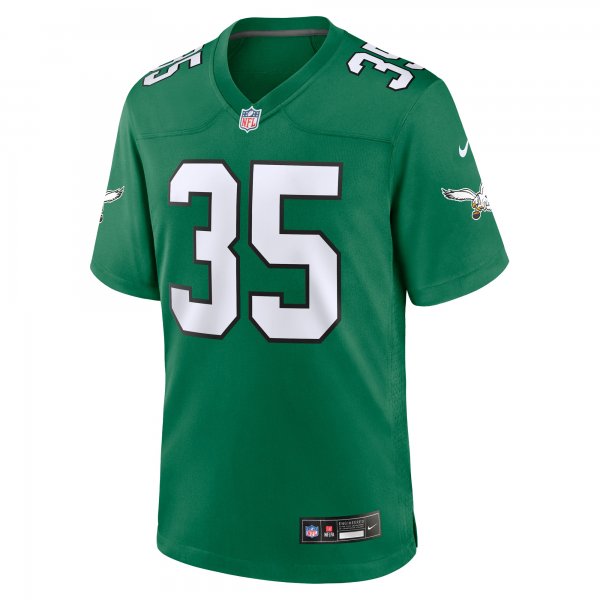 Men's Philadelphia Eagles Boston Scott Nike Kelly Green Alternate Game Jersey