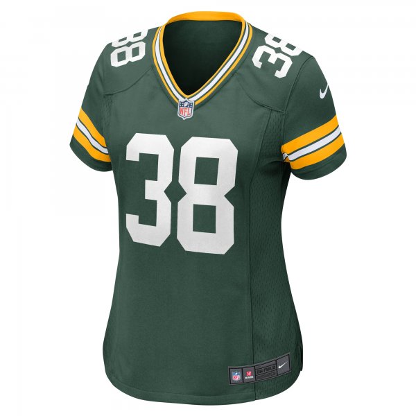 Women's Green Bay Packers Zayne Anderson Nike  Green Team Game Jersey