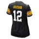 Women's Pittsburgh Steelers Terry Bradshaw Nike Black Retired Player Jersey