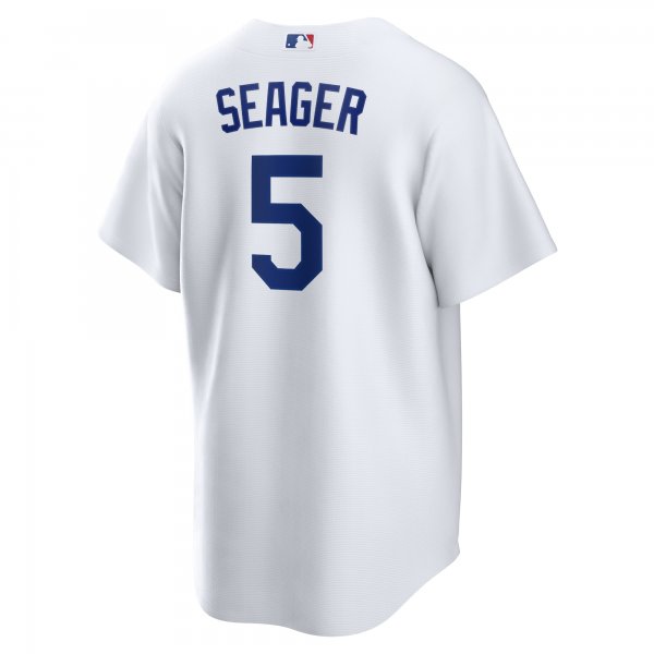 Men's Los Angeles Dodgers Corey Seager Nike White Home Replica Player Name Jersey