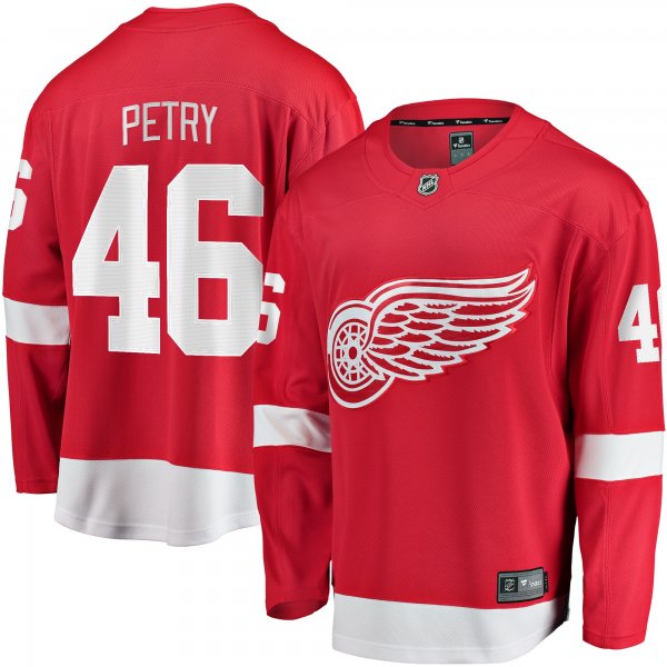 Men's Detroit Red Wings Jeff Petry Fanatics Red Home Breakaway Jersey