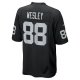 Men's Las Vegas Raiders Antoine Wesley Nike  Black Team Game Jersey