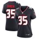 Women's Houston Texans Jake Hansen Nike  Navy Team Game Jersey