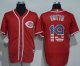 Cincinnati Reds #19 Joey Votto Red USA Flag Fashion Stitched MLB Jersey