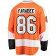 Men's Philadelphia Flyers Joel Farabee Fanatics Orange Home Team Breakaway Player Jersey