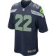 Youth Seattle Seahawks C.J. Prosise Nike College Navy Game Jersey