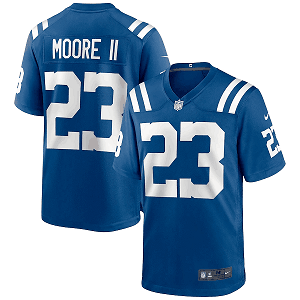 Men's Nike Indianapolis Colts #23 Kenny Moore II Royal Game Jersey