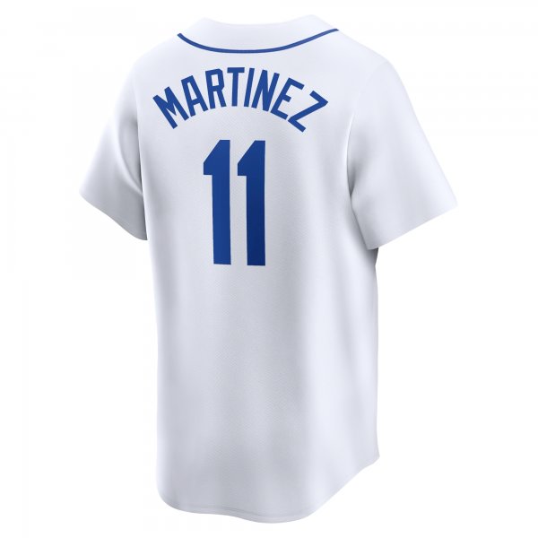 Men's Seattle Mariners Edgar Martinez Nike White Throwback Cooperstown Limited Jersey