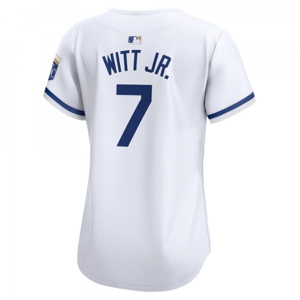 Women's Kansas City Royals Bobby Witt Jr. Nike White Home Limited Player Jersey