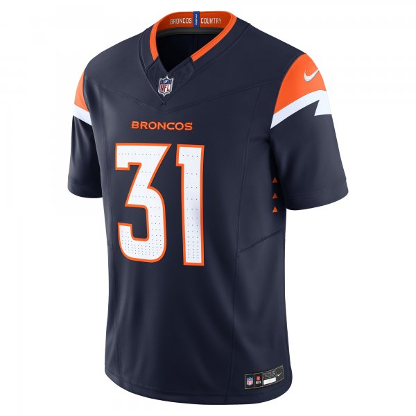 Men's Denver Broncos Justin Simmons Nike Navy Vapor F.U.S.E. Limited Jersey