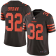 Nike Cleveland Browns #32 Jim Brown Brown Men's Stitched NFL Limited New Color Rush Jersey