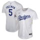 Youth #5 Los Angeles Dodgers Freddie Freeman Nike White 2024 World Series Champions Home Game Player Jersey