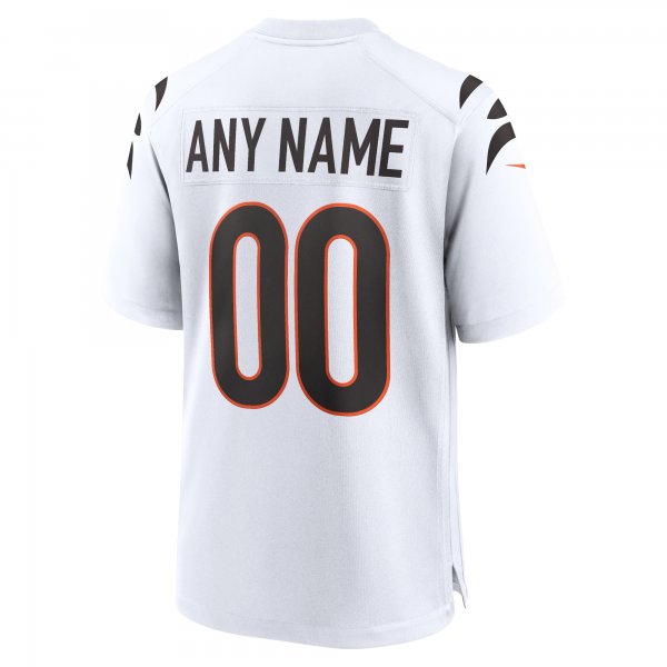 Men's Cincinnati Bengals Nike White Game Custom Jersey