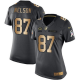 Nike Green Bay Packers #87 Jordy Nelson Black Women's Stitched NFL Limited Gold Salute to Service Jersey