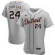 Men's Nike Detroit Tigers #24 Miguel Cabrera Gray Road 2020 Player MLB Jersey