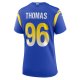 Women's Los Angeles Rams Keir Thomas Nike Royal Game Player Jersey