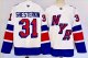 Men's #31 Igor Shesterkin New York Rangers White City Edition Jersey