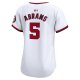 Women's Washington Nationals CJ Abrams Nike White Home Limited Player Jersey