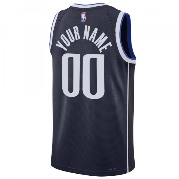 Unisex Dallas Mavericks Jordan Brand Navy 2022/23 Swingman Custom Jersey - Statement Edition