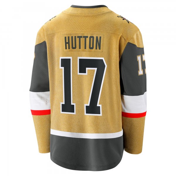 Men's Vegas Golden Knights Ben Hutton Fanatics Gold Home Premier Breakaway Player Jersey