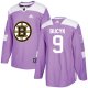 Adidas Boston Bruins #9 Johnny Bucyk Purple Fights Cancer Stitched NHL Jersey