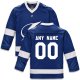 Youth Tampa Bay Lightning Fanatics Blue Home Replica Custom Jersey