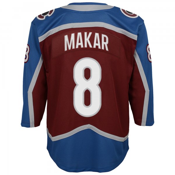 Youth Colorado Avalanche Cale Makar Burgundy Home 2022 Stanley Cup Champions Premier Player Jersey