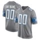 Men's Detroit Lions  Nike Gray Alternate Custom Game Jersey