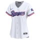 Women's Texas Rangers Nike White Home Limited Custom Jersey