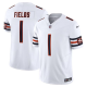 Men's Chicago Bears #1 Justin Fields Nike White Vapor F.U.S.E. Limited Jersey