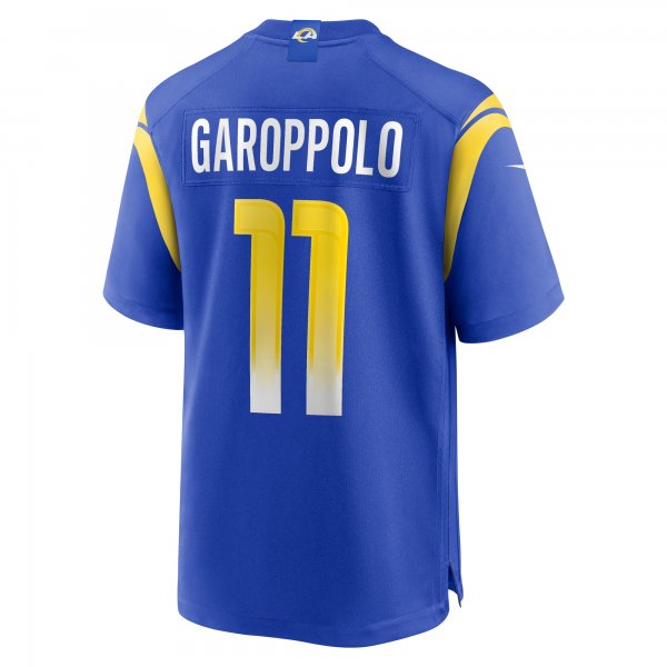 Men's Los Angeles Rams Jimmy Garoppolo Nike  Royal  Game Jersey